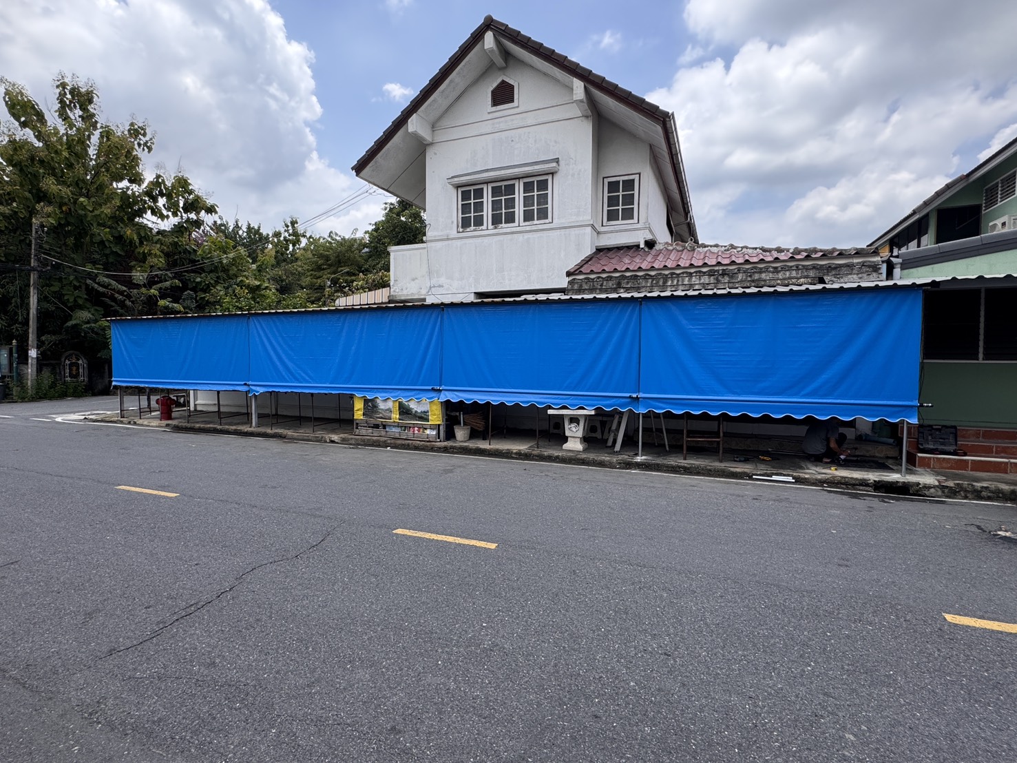 79 - https://ร้านผ้าใบราคาถูก.com | ร้าน ฐิติวัฒน์ จำหน่ายผ้าใบและรับติดตั้งผ้าใบชักรอก ผ้าใบชุดมือหมุนแขนยื่น เต็นท์ผ้าใบทุกชนิด ราคาถูก ติดตั้งฟรี!!